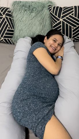 OMGPh Giant 5 FT, 3.5 KG U-Shaped Pregnancy Pillow Full-Body Maternity BUY 1 Pillow Get 2 Punda