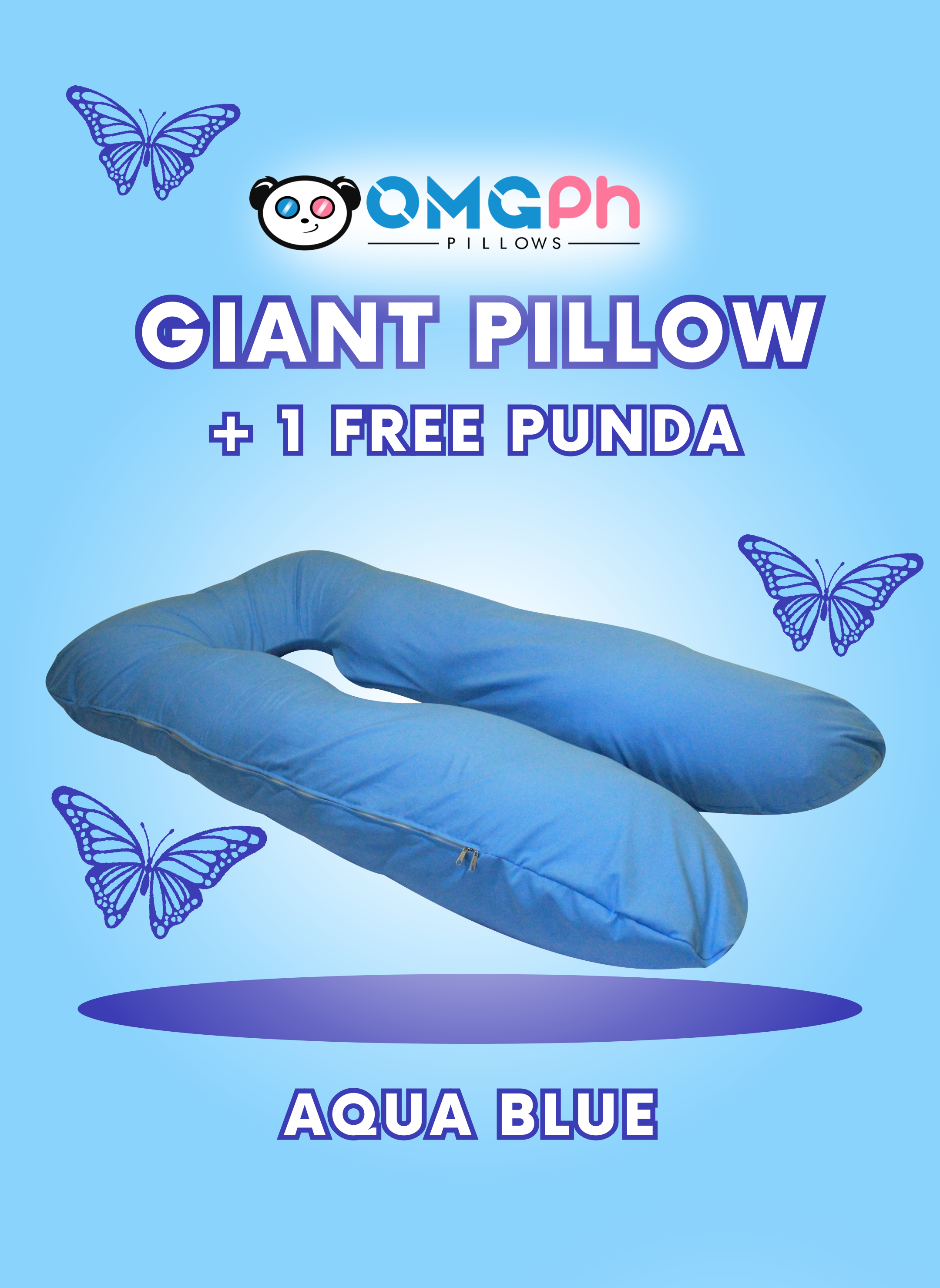 𝐎𝐌𝐆𝐏𝐡 𝐀𝐮𝐭𝐡𝐞𝐧𝐭𝐢𝐜 𝐆𝐢𝐚𝐧𝐭 5 FT, 3.5 KG U-Shaped Pregnancy Maternity Pillow 𝐁𝐔𝐘 𝟏 𝐏𝐢𝐥𝐥𝐨𝐰 + 𝐅𝐑𝐄𝐄 𝟐 𝐏𝐮𝐧𝐝𝐚