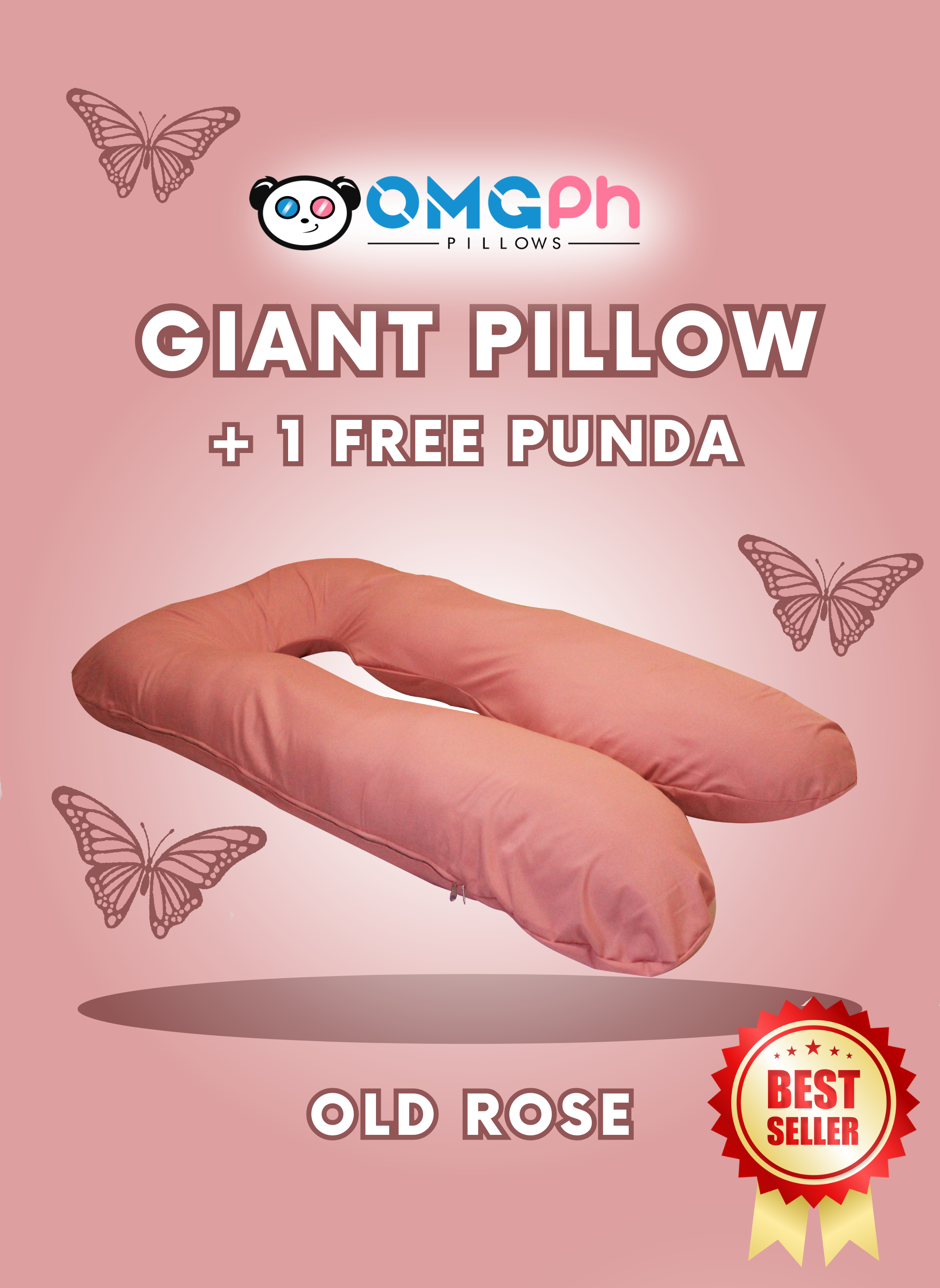 𝐎𝐌𝐆𝐏𝐡 𝐀𝐮𝐭𝐡𝐞𝐧𝐭𝐢𝐜 𝐆𝐢𝐚𝐧𝐭 5 FT, 3.5 KG U-Shaped Pregnancy Maternity Pillow 𝐁𝐔𝐘 𝟏 𝐏𝐢𝐥𝐥𝐨𝐰 + 𝐅𝐑𝐄𝐄 𝟐 𝐏𝐮𝐧𝐝𝐚