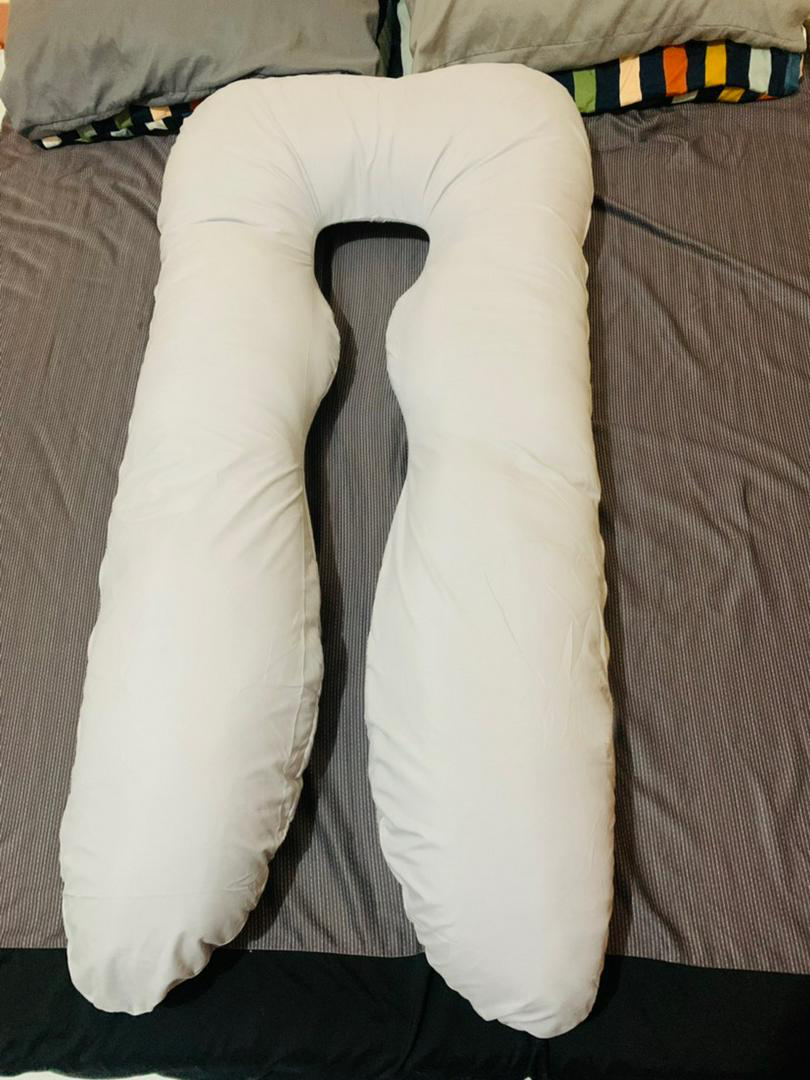 OMGPh Giant 5 FT, 3.5 KG U-Shaped Pregnancy Pillow Full-Body Maternity BUY 1 Pillow Get 2 Punda