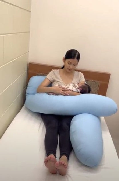 OMGPh Giant 5 FT, 3.5 KG U-Shaped Pregnancy Pillow Full-Body Maternity BUY 1 Pillow Get 2 Punda