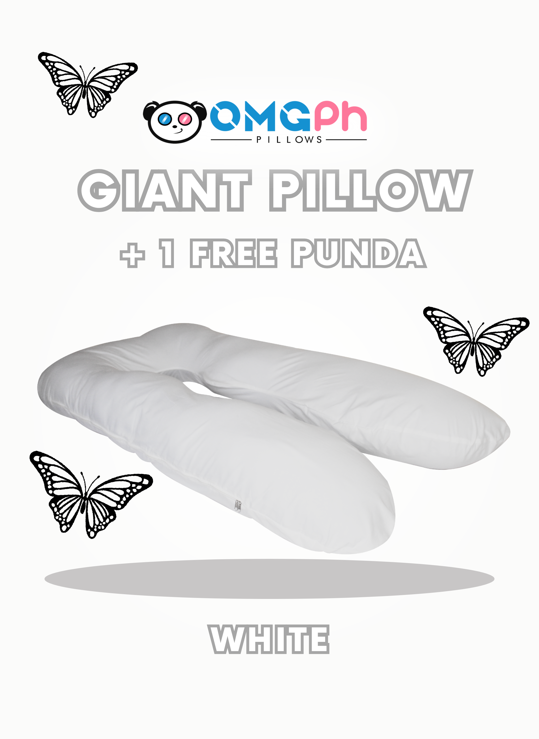 𝐎𝐌𝐆𝐏𝐡 𝐀𝐮𝐭𝐡𝐞𝐧𝐭𝐢𝐜 𝐆𝐢𝐚𝐧𝐭 5 FT, 3.5 KG U-Shaped Pregnancy Maternity Pillow 𝐁𝐔𝐘 𝟏 𝐏𝐢𝐥𝐥𝐨𝐰 + 𝐅𝐑𝐄𝐄 1 𝐏𝐮𝐧𝐝𝐚